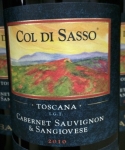 Col di Sasso, Cabernet Sauvignon & Sangiovese, Banfi/Toscana
