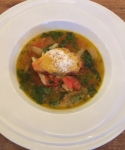 Fenchel-Tomaten-Suppe mit Pastis und Basilikum